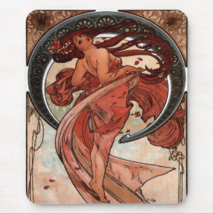 Alfons Mucha Dance Mouse Mat