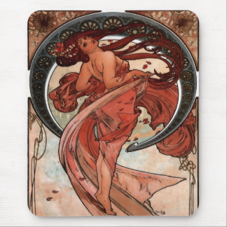 Alfons Mucha Dance Mouse Mat