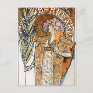 Alfons Mucha Gismonda Postcard