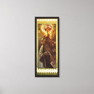 Alfons Mucha: Luna Canvas Print