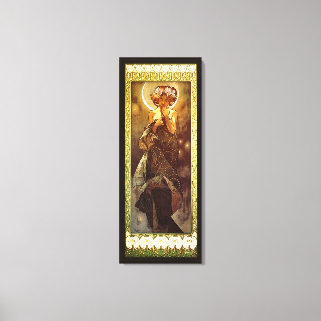 Alfons Mucha: Luna Canvas Print (Front)