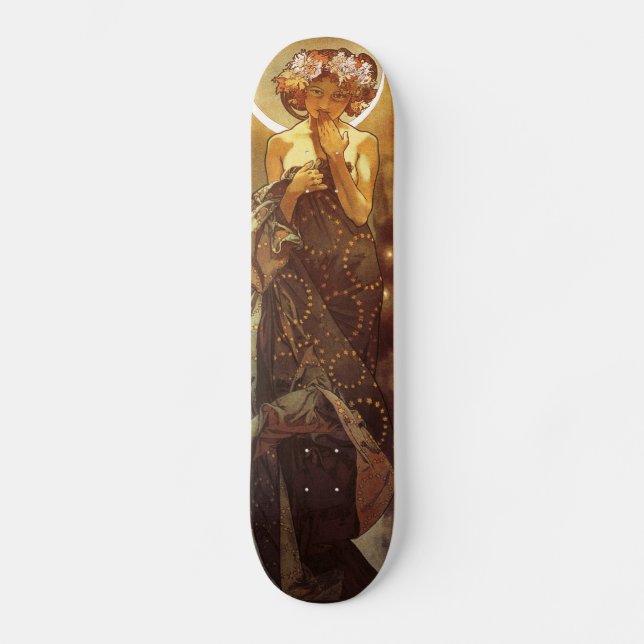 Alfons Mucha: Luna Skateboard (Front)