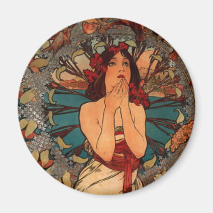 Alfons Mucha Monaco Monte Carlo Magnet