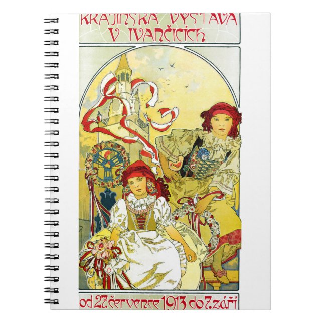 alfons mucha notebook (Front)