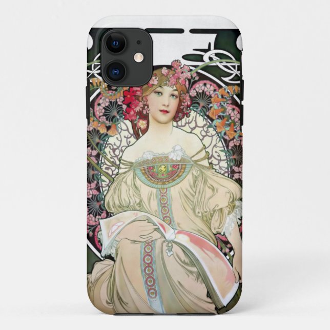 Alfons Mucha Reverie 1897 Case-Mate iPhone Case (Back)