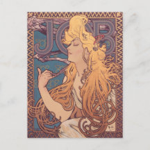 Alfonse Mucha Job Art Nouveau woman
