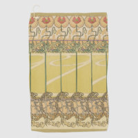 Alfonse Mucha Poppies Art Nouveau Floral Wallpaper