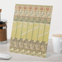 Alfonse Mucha Poppies Art Nouveau Floral Wallpaper