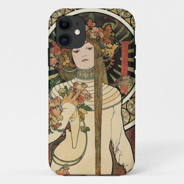 Alfonse Mucha Trappistine Nouveau Case-Mate iPhone Case (Back)