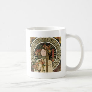 Alfonse Mucha Trappistine Nouveau Coffee Mug