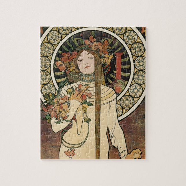 Alfonse Mucha Trappistine Nouveau Jigsaw Puzzle (Vertical)
