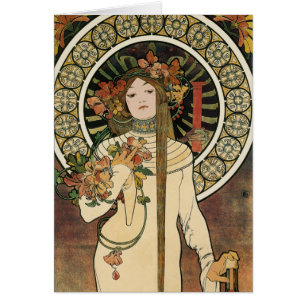 Alfonse Mucha Trappistine Nouveau Vintage Poster