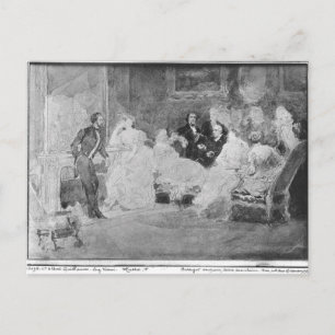 Alfred de Musset  Eugene Delacroix Postcard