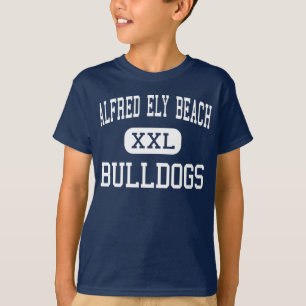Alfred Ely Beach - Bulldogs - High - Savannah T-Shirt