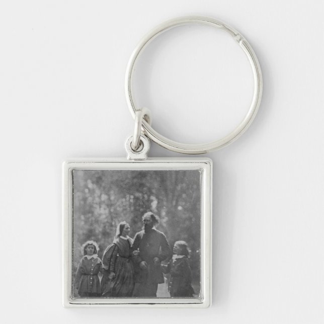 Alfred, Lord Tennyson Key Ring (Front)