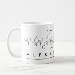 Alfred peptide name mug