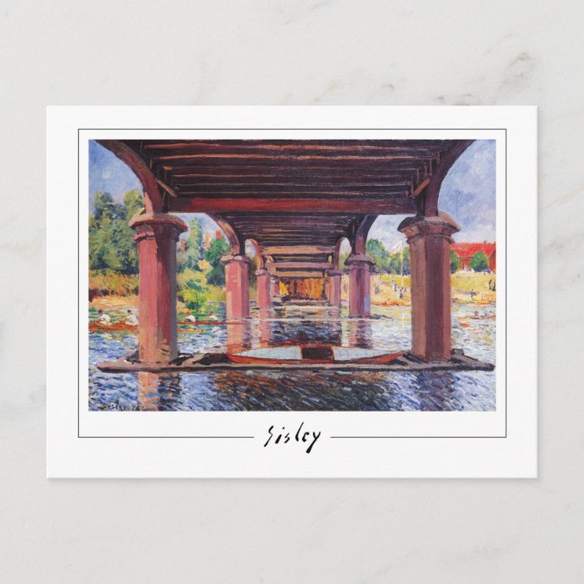 Alfred Sisley #83 - Fine Art Postcard (Front)