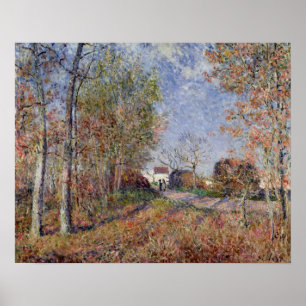 Alfred Sisley   A Corner of the Woods at Sablons Poster