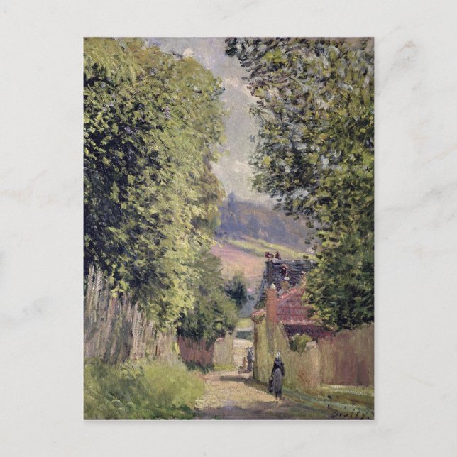 Alfred Sisley | A Road in Louveciennes Postcard (Front)