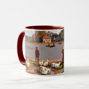 Alfred Sisley art: By The River Loing Mug