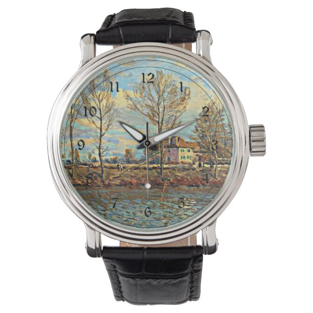 Alfred Sisley art - Grand Jatte, Watch (Front)