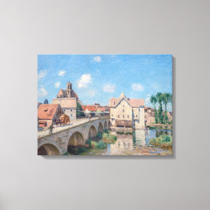 Alfred Sisley artwork - Le Pont de Moret Canvas Print
