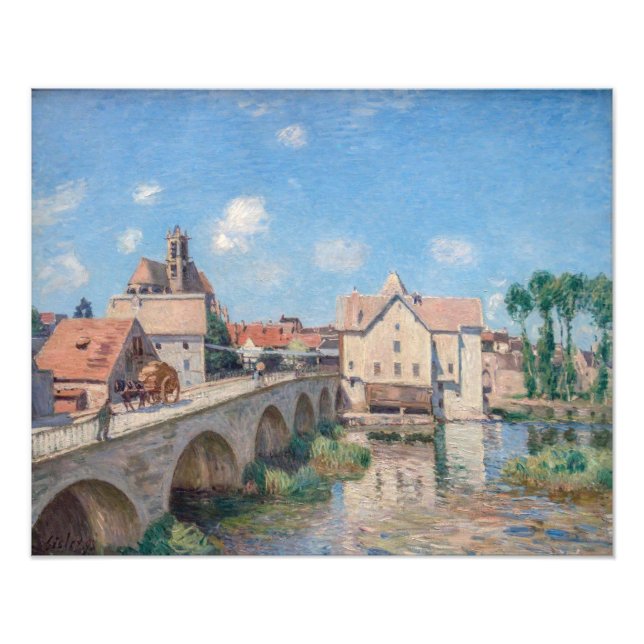 Alfred Sisley artwork - Le Pont de Moret Photo Print (Front)
