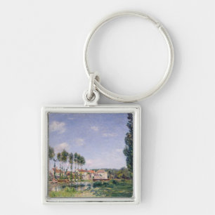 Alfred Sisley   Banks of the Loing at Moret Key Ring