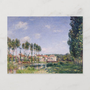 Alfred Sisley Banks of the Loing at Moret Postcard