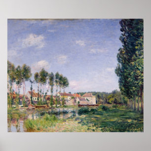 Alfred Sisley Banks of the Loing at Moret Poster