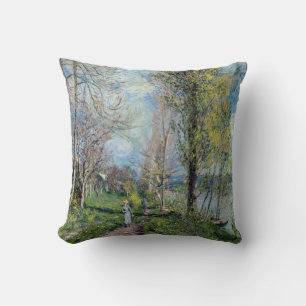Alfred Sisley - Banks of the Seine at By Cushion