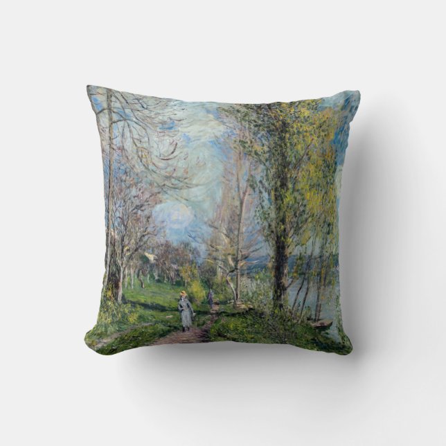 Alfred Sisley - Banks of the Seine at By Cushion (Front)