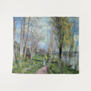 Alfred Sisley - Banks of the Seine at By Tapestry