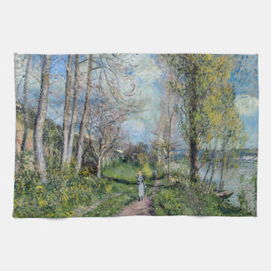 Alfred Sisley - Banks of the Seine at By Tea Towel