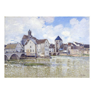 Alfred Sisley Buildings and bridges with water Photo Print
