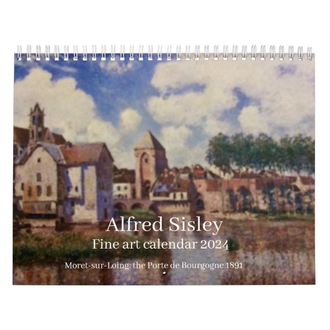 Alfred Sisley  Calendar (Cover)