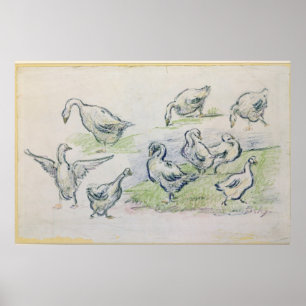 Alfred Sisley   Ducks Poster