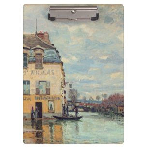 Alfred Sisley - Flood at Port-Marly 1872 Clipboard