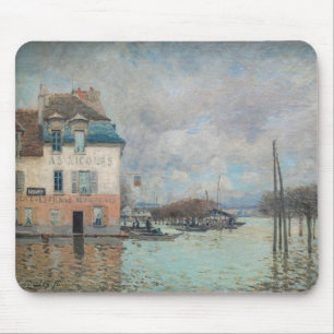 Alfred Sisley - Flood at Port-Marly 1876 Mouse Mat