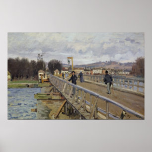 Alfred Sisley   Footbridge at Argenteuil Poster