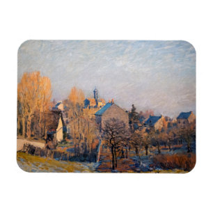 Alfred Sisley - Frosty Morning in Louveciennes Magnet