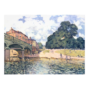 Alfred Sisley Hampton Court Bridge Photo Print