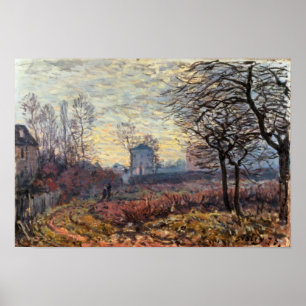 Alfred Sisley Landscape near Louveciennes Poster