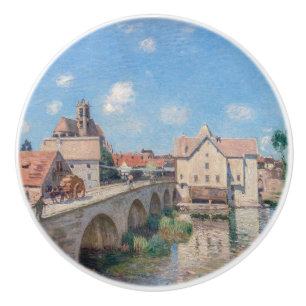 Alfred Sisley - Le Pont de Moret Ceramic Knob