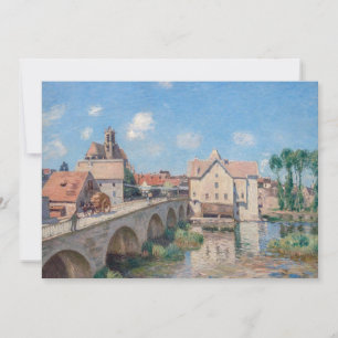 Alfred Sisley - Le Pont de Moret Invitation