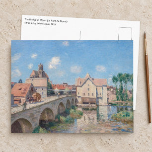 Alfred Sisley - Le Pont de Moret Postcard