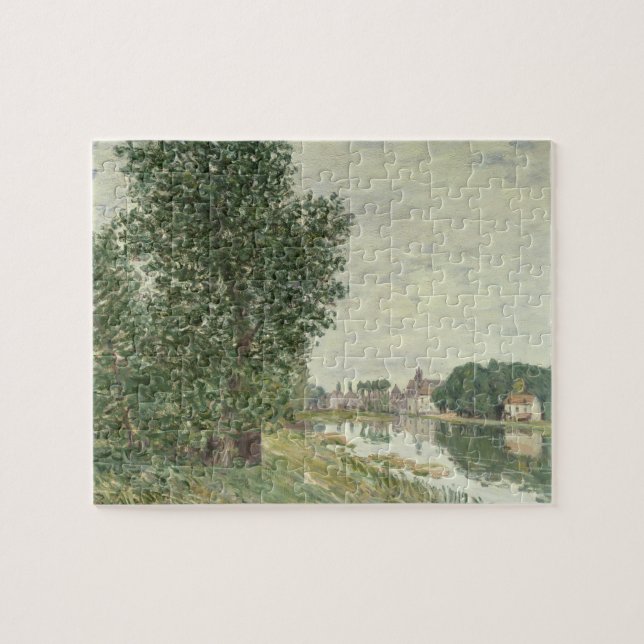 Alfred Sisley | Moret-sur-Loing Jigsaw Puzzle (Horizontal)