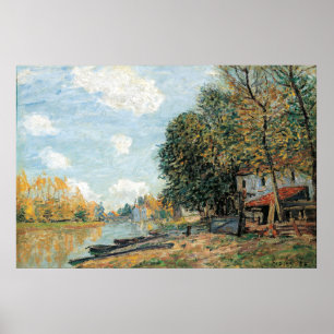 Alfred Sisley  Moret: The Banks of the River Loing Poster
