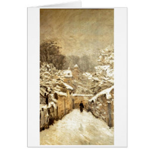 Alfred Sisley - Neve em Louveciennes - Oil Canvas