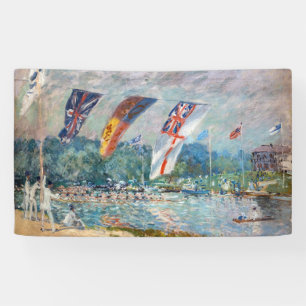 Alfred Sisley - Regatta at Molesey Banner